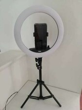 Fodoto 14" LED bicolor dimmable LED ring light with MINI tripod stand