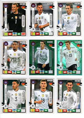 GERMANY FOOTBALL FULL SET!!  PANINI FIFA WORLD CUP - PRE RUSSIA 2018 SOCCER