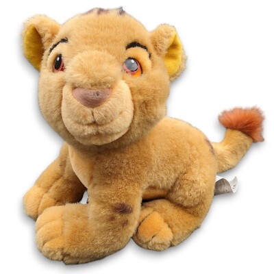 Simba Plüschtier - König der Löwen / Disney Vintage 90er Stofftier / Sehr Schön