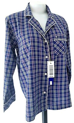 Victoria's Secret Damen Blau L/S SHIRT TOP BLUSE - M - UK12 - EU40