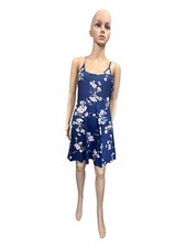 ACEVOG Women's Adjustable Strap Summer Dress Fit & Flare A-Line Boho M