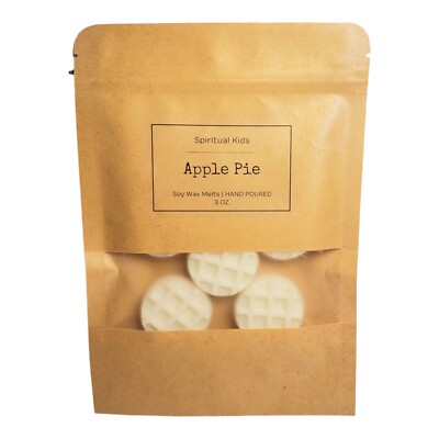 Apple Pie Soy Wax Melts 3oz  HIGHLY SCENTED | Fall Wax Melts | Waffle Shaped 