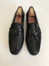 mezlan genuine lizard moccasin loafer