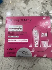 GC FUJICEM 2 Glass Ionomer Cement - Refill Automix 2/Pk SEALED