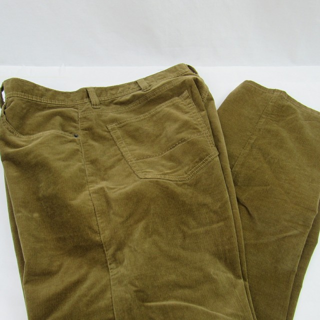 Kirkland Mens Signature Corduroy Pants Size 38x29 Toffee Brown 5 Pocket Jeans | eBay