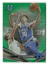 Kyle Filipowski 2023 Bowman University Green Parallel SSP /99 #14-DUKE