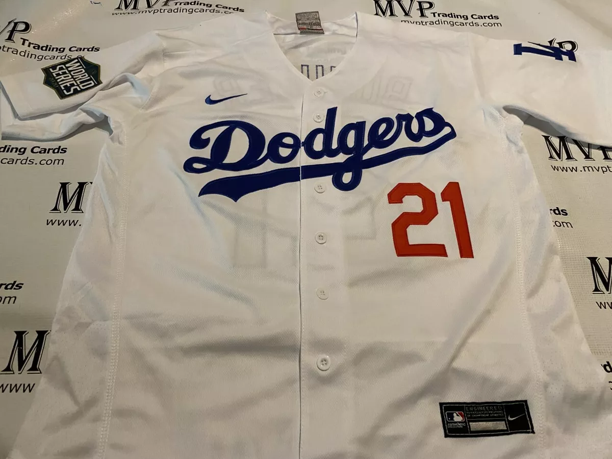 Beckett Authentic Walker Buehler Signed LA Dodgers Jersey w/ 2020 WS Champs!