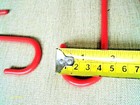 Plastic Vinyl Coated Steel 5" Red S-Style Plant Hanging Hook 40 Piece Set New — photo 6
