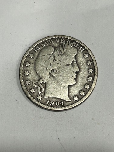 1904 50C Barber Half Dollar NICE - 第 1/2 張圖片
