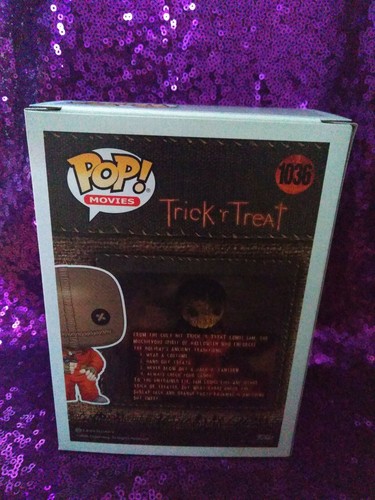 Funko Pop Trick 'r Treat Sam with Razor Candy #1036 - Spirit Halloween Exclusive - Picture 2 of 3