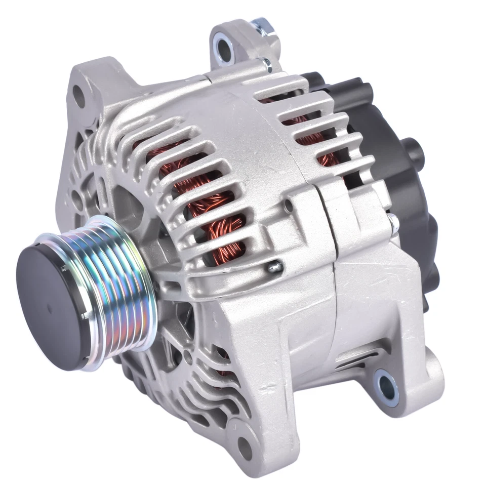 Alternador 12V con polea de 6 ranuras para Kia Forte / Forte Koup 2,0 L 2,4 L 2010-2013 Foto 3 de 4
