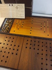 1960's MCM Boxed Set of 3 Setko Games Mill Game Cross Puzzler 3 Square Puzzler