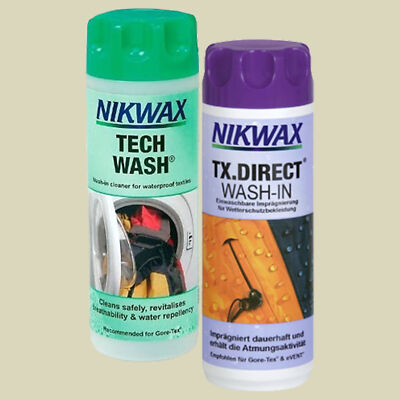 Nikwax Twin Tech Wash/TX Direct Wash In 600 ml 2x300ml Waschmittel und Imprägnie