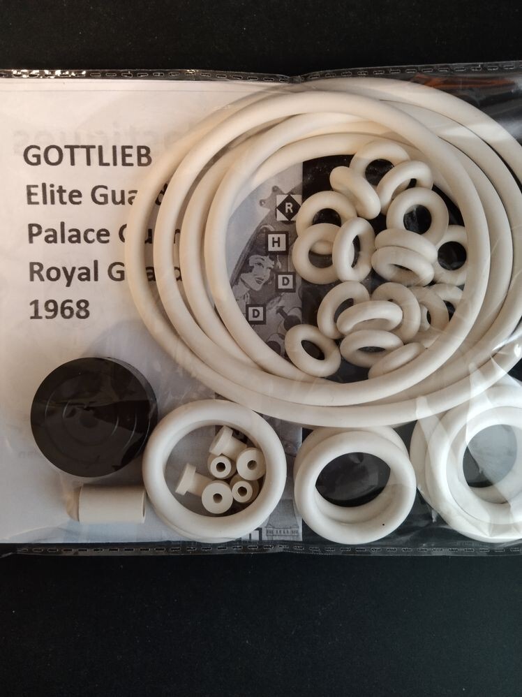 Kit élastiques flipper Gottlieb Elite Guard de qualité origine