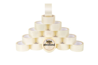 Klebeband Transparent 66m leise Packband Paketband Paketklebeband Klar  1-360 B