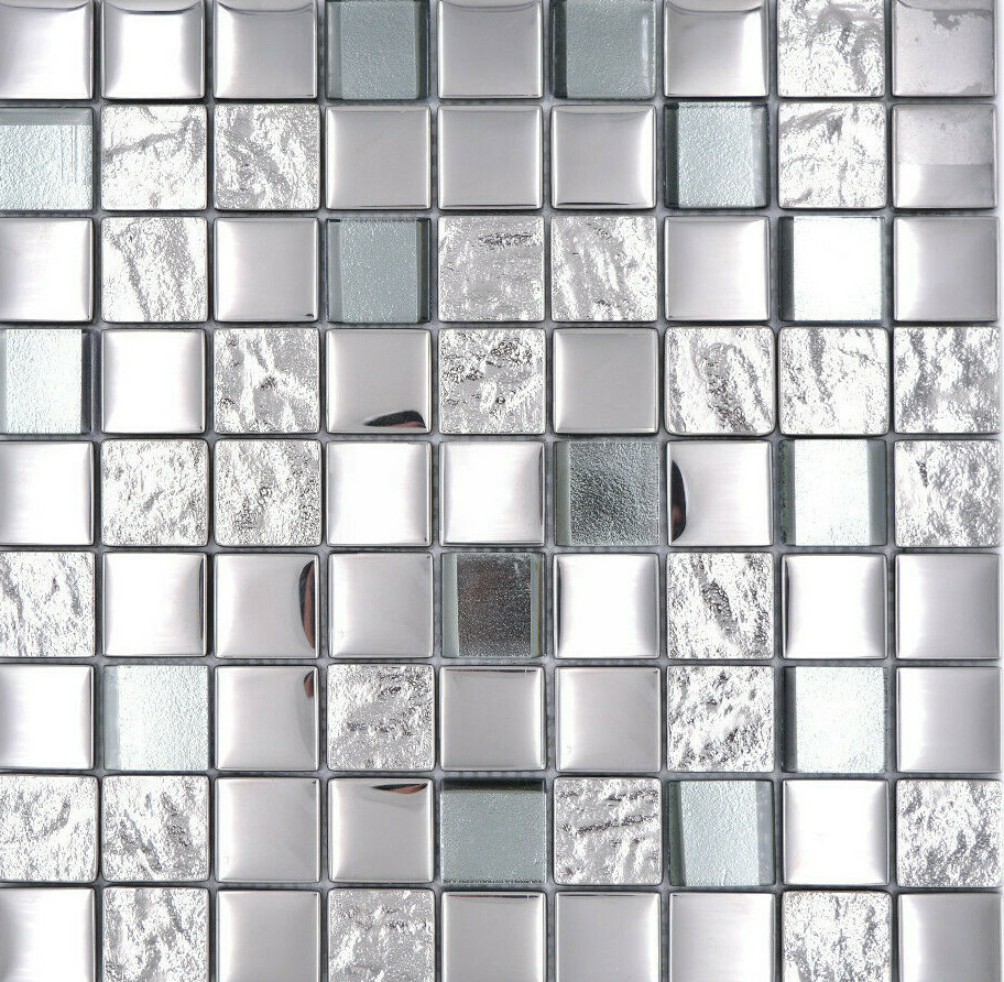 Carrelage Mosaïque Sheldrake Gris Argent Carrelage Mosaïque Sheldrake Gris Argent