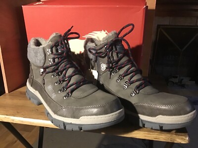 Mustang Grey True Denim Side Zip Mens Fur lined Walking Hiking