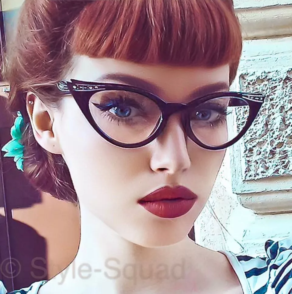 cat eye glasses