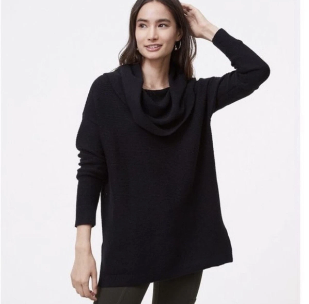 Loft cowl neck sweater sale