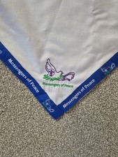 Messengers of Peace - Scout World Scouting WOSM Scarf Brand New