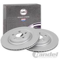 2X A.B.S. Bremsscheiben 326Mm Hinten Passend FüR Daimler Daimler Super Jaguar