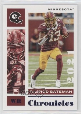 2021 Panini Chronicles Draft Picks Base Blue 86/99 Rashod Bateman Rookie RC n0c