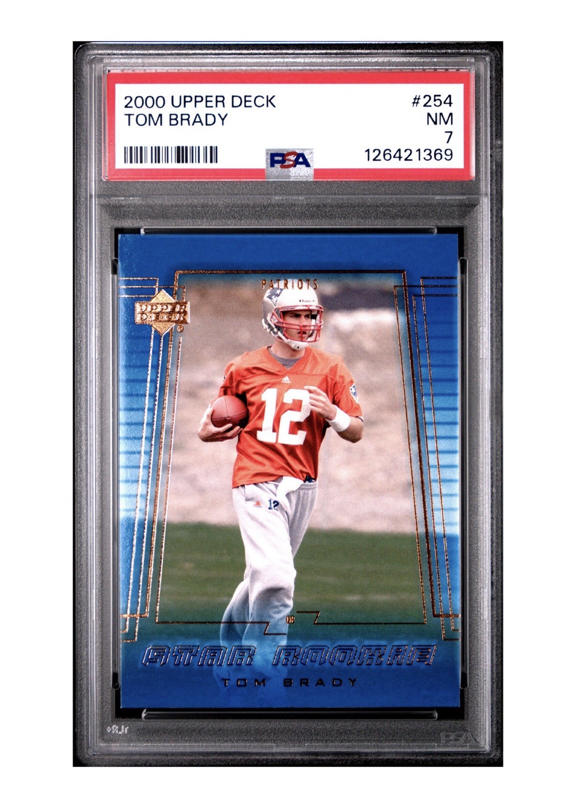 Tom Brady 2000 Upper Deck #254 Star Rookie Price Guide - Sports