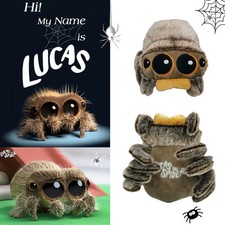 2PC Lucas The Spider Plush Stuffed Animal YouTube Toy Halloween - Brand NEW
