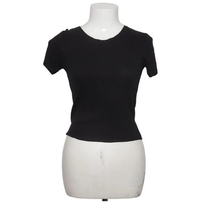 Sassy Classy, T-shirt, Größe: 3XS, Schwarz, Streifen, Rippenstrick, Damen #hPN