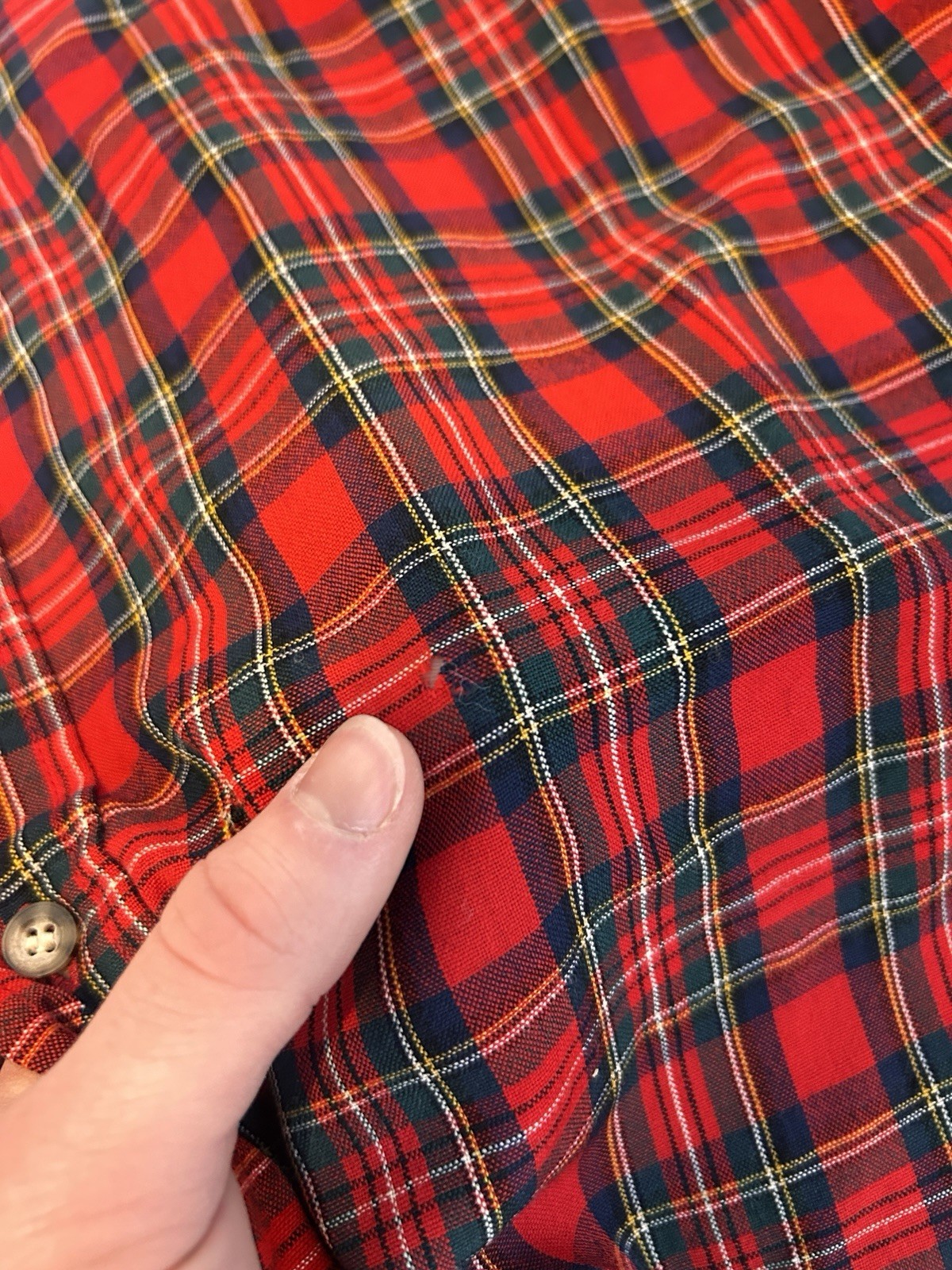 70s Pendleton Sir Pendleton Wool Plaid Button-Dow… - image 6