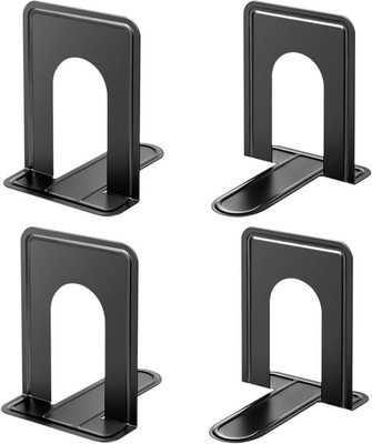 Premium Matte Painted Book Ends, Heavy Duty and Sturdy Bookends for Shelves, ...