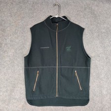 Swanndri Gilet Mens Size Large Green Flexi Wool Vest Hiking Outdoor New Zealand