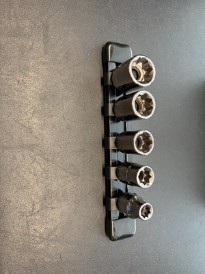 Craftsman USA  5-Piece 3/8'' Drive 8-Point Double Square Socket Set 1/4 -1/2 