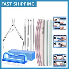 Stainless Steel Manicure Set   All-in-One Nail Grooming Kit for Ingrown Toenails