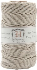 Hemptique Hemp Cord Spool 48lb 205'-Natural