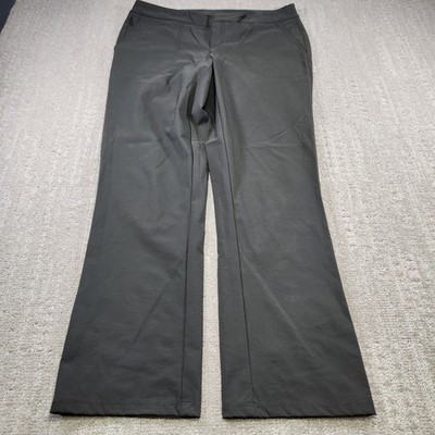 Athleta Pants Women 12 Wander Bootcut Hiking Athleisure Stretch Green Quick Dry