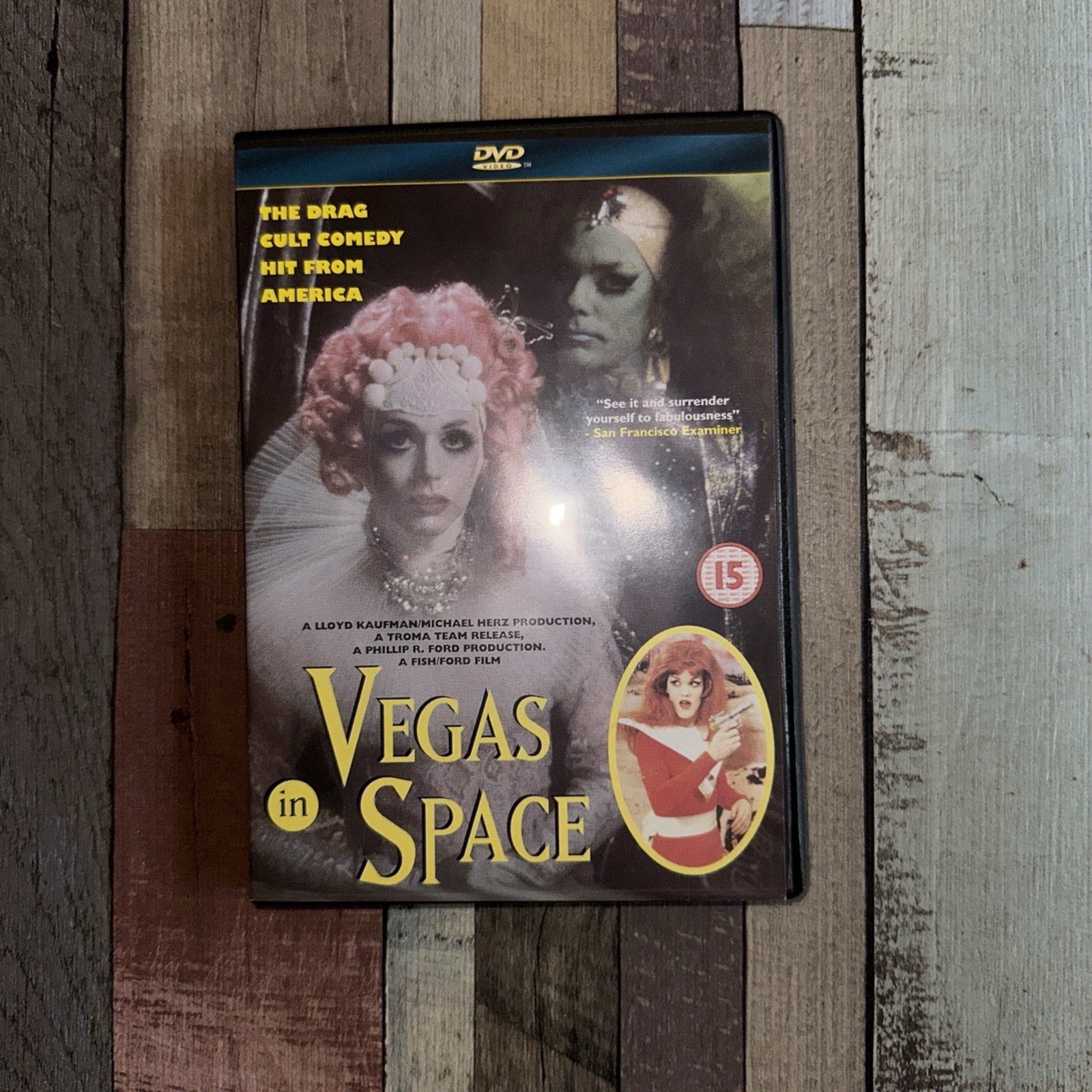 Troma Entertainment DVD release of the 1991 cult comedy film Vegas in Space
