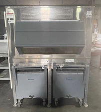 FOLLETT ITS1350SG-60 60" ICE STORAGE AND TRANSPORT SYSTEM W/ 2 TRANSPORT CARTS