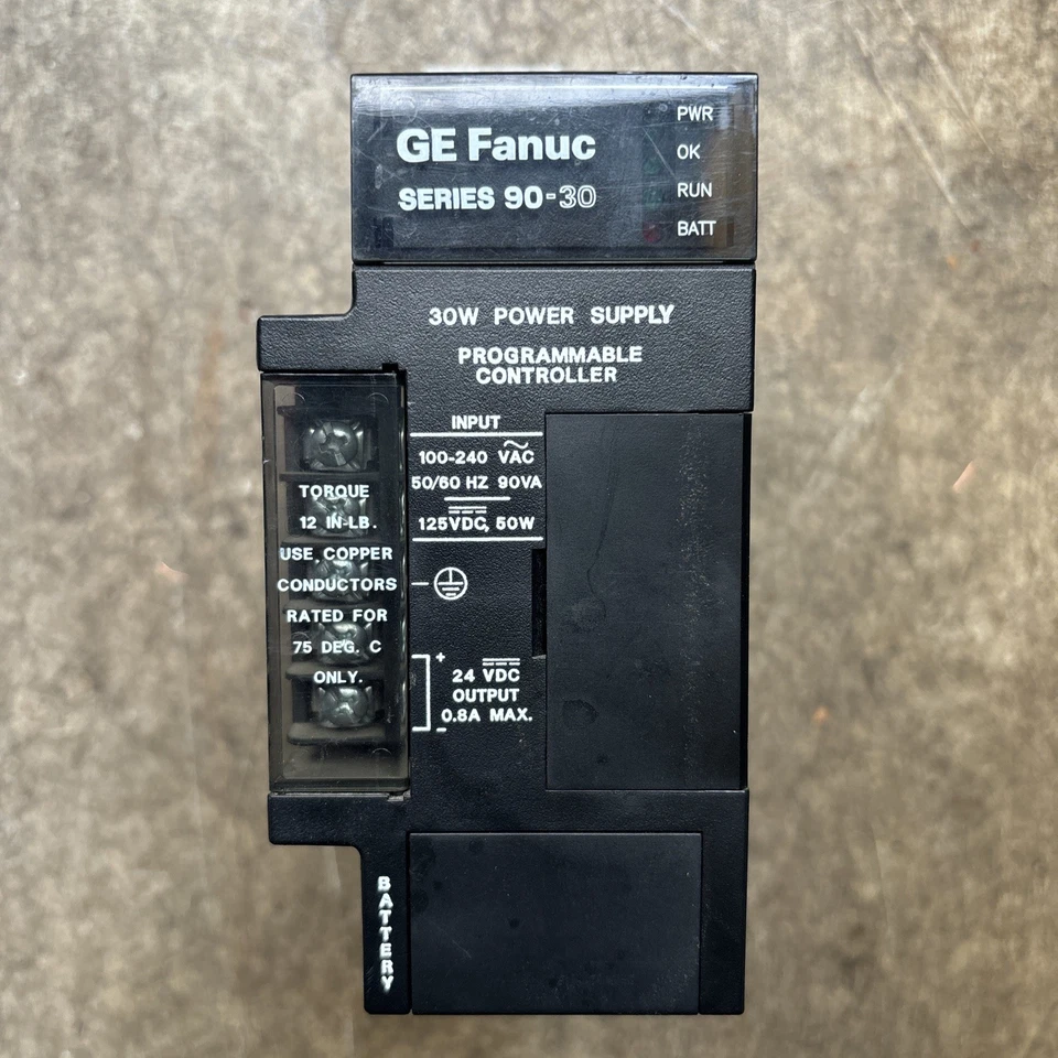 GE Fanuc IC693PWR321R Series 90-30. 120/240VAC Hi-Cap 30W power supply - Image 2 of 4