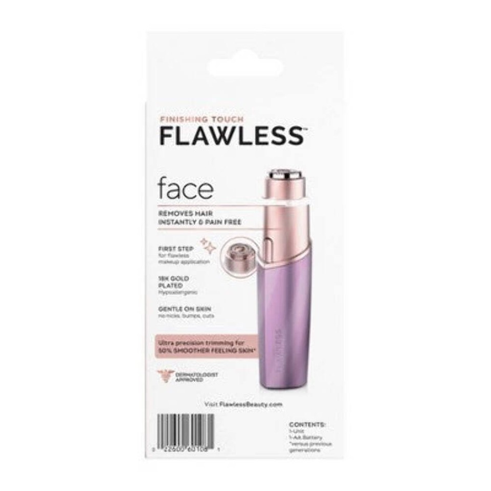 Finishing Touch Flawless Facial Hair Remover Electric Razor for Women ...