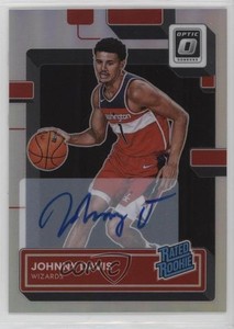 2022 Donruss Optic Rated Holo Prizm Signatures Johnny Davis #206 Rookie Auto RC