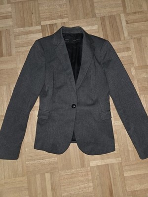 Zara Basic Blazer Gr.XS Anzugjacke Women Grau 