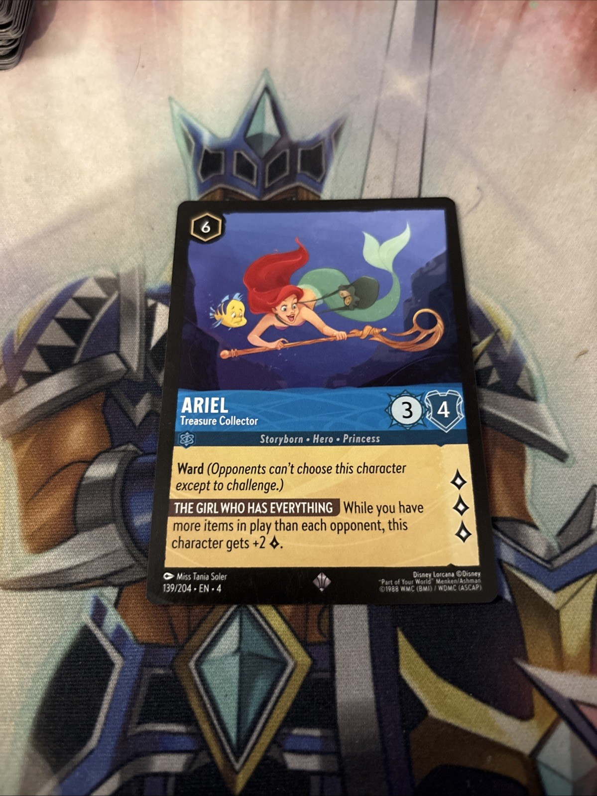 Lorcana TCG - Ariel - Treasure Collector 139/204 Ursula's Return Regular - NM