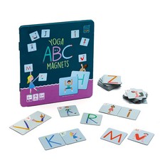 Yoga ABC Magnets Educational Game for Learning The ABC in a Playful Way Set w...