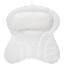 Luxury Bath Pillow for Tub - 4D Mesh Bathtub Pillows for Head and Neck with 6...