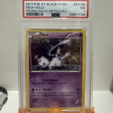 2017 Pokémon Mew XY192 Black Star Promo Holo PSA 7 NM READ DESCRIPTION✨ on eBay