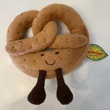 Jellycat - Amuseables Pretzel genuine with tags retired 