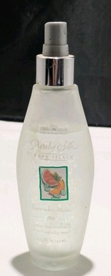 1990s Bath Body Works Purely Silk Luxuries CUCUMBER MELON Body Splash 4.75oz 