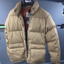 Vintage The North Face Brown Label Down Puffer Jacket Tan Made in USA Medium