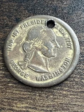 1789-1797 1st President U.S.A. George Washington Medal Token Coin TB9109*